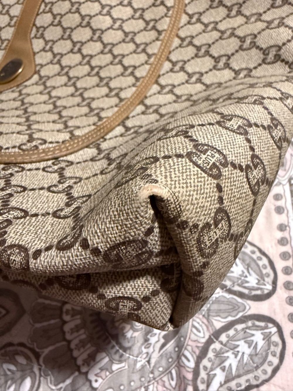Gucci Plus Sherry Line tote bag vintage preowned - Picture 7 of 16